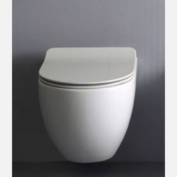 Royal One No Rim slim toilets�de med easy luk